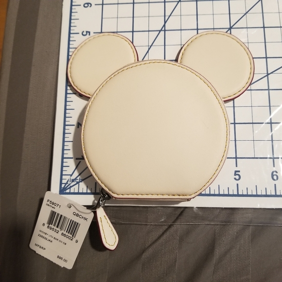 Coach "LE" Mickey Mouse Coin Case - Picture 5 of 14